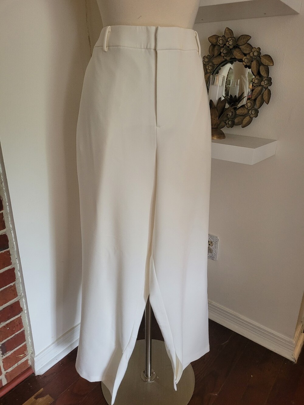 Eloquii Womens White Dress Pants - Classic Tailored Fit 16